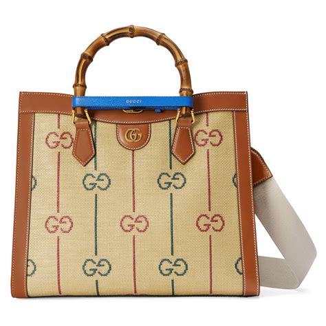 gucci multicolor tote green|blue gucci tote bag.